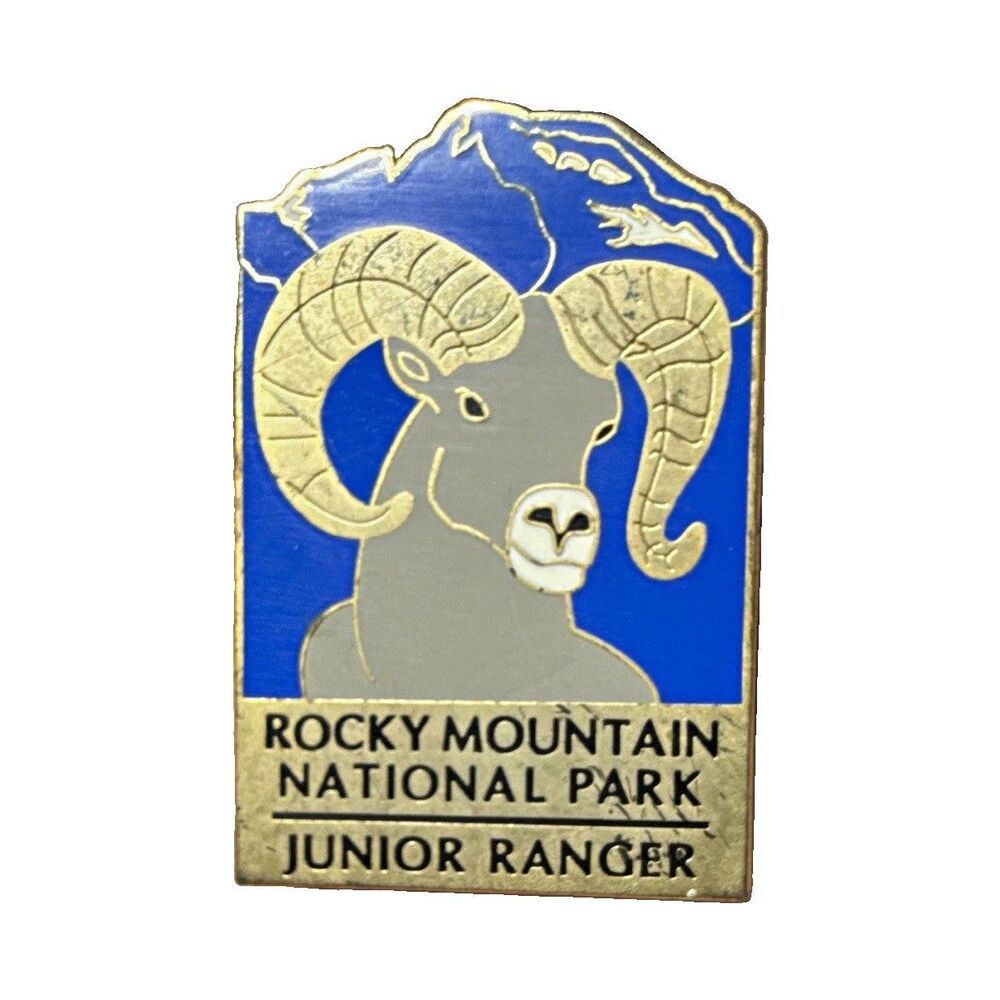 Rocky Mountain National Park Junior Ranger Bighorn Sheep Pin - National Parks